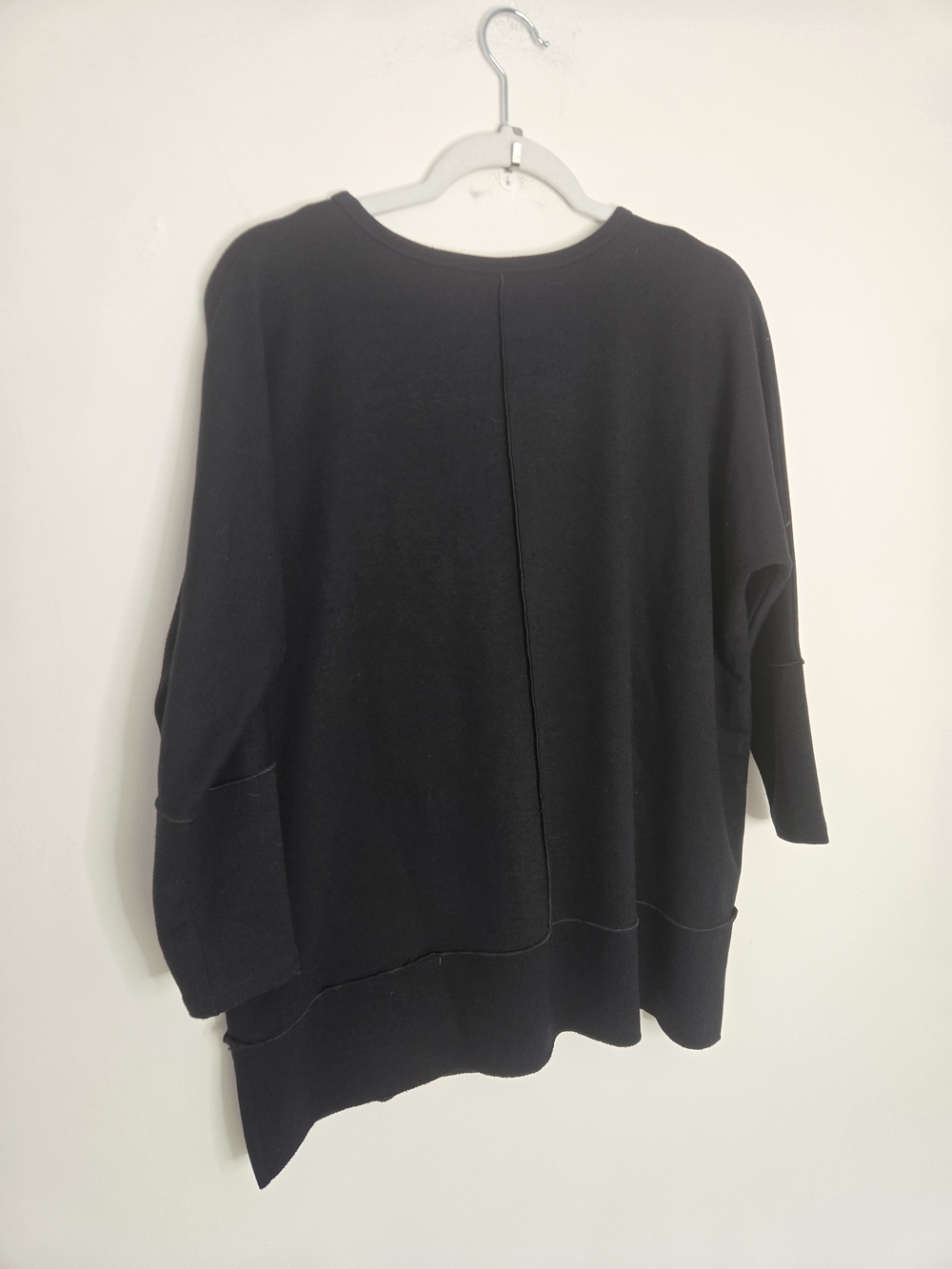 SPANX Black Tunic Top Athleasure Boxy Normcore Minimalist Size Small - Picture 5 of 7
